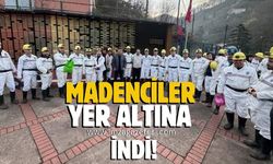 400 madenci yer altına indi!