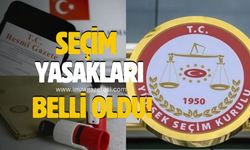 Zonguldak İl Emniyet Müdürlüğü, seçim yasaklarını hatırlattı...