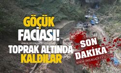 Trabzon'da Göçük Faciası! İşçiler toprak altında kaldı