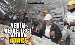 Türk-İş Genel Başkanı Ergün Atalay, madencilerle birlikte yerin metrelerce altında iftar yaptı!
