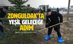 Zonguldak'ta yeşil geleceğe adım... Rektör Özölçer ve protokol fidan dikiminde bir araya geldi!