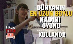 Dünyanın en uzun boylu kadını seçimini yaptı...