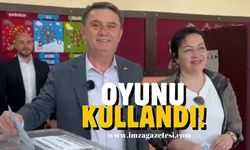 Chp Zonguldak adayı Tahsin Erdem, oyunu kullandı...