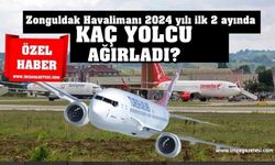 Zonguldak Havalimanı 2024 yılı ilk 2 ayında kaç yolcu ağırladı?