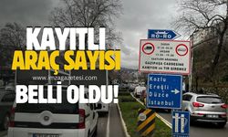 Zonguldak'ta trafiğe kayıtlı araç sayısı belli oldu!