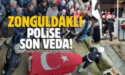 Zonguldaklı polis Oktay Ermişoğlu, son yolculuğuna uğurlandı...