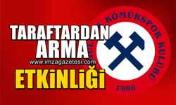 Zonguldaksporlu taraftarlardan arma etkinliği!