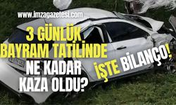 3 günlük bayram tatilinde acı bilanço... 19 ölü, 2912 yaralı