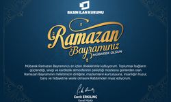 Basın İlan Kurumu Genel Müdürü Cavit Erkılıç bayram tebriği...