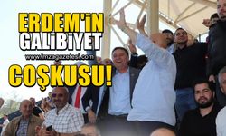 Tahsin Erdem'in galibiyet coşkusu!