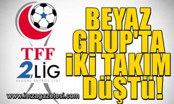 TFF 2.Lig Beyaz Grup'ta mücadele eden iki takım 3.Lig'e düştü!