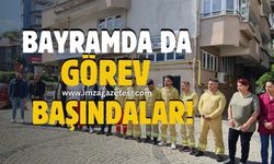 Zonguldak'ta "Alev Avcıları" Bayramda da Göreve Hazır!