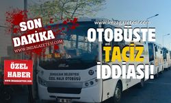 Zonguldak halk otobüsünde "taciz" iddaiası!