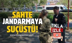 Zonguldak'ta Jandarma Üniformasıyla GBT Kontrolü Yapan Kadına Suçüstü!