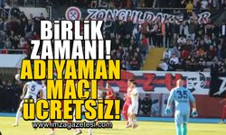 Zonguldak Kömürspor-Adıyaman FK maçı taraftara ücretsiz! Şimdi birlik zamanı...