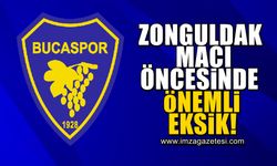 Zonguldak Kömürspor maçı öncesi Bucaspor'da önemli eksik!