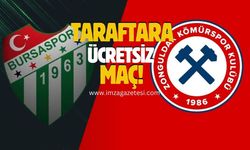Zonguldak Kömürspor, Bursaspor maçı taraftara ücretsiz!