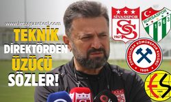 Sivaspor'un teknik direktörü Zonguldakspor, Eskişehir, Bursaspor'a üzüntüsünü dile getirdi!