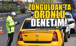 Zonguldak'ta dronlu trafik denetimi! Ceza yağdı