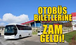 Zonguldak'ta şehirlerarası otobüs ücretlerine zam geldi!