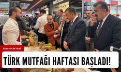 Türk mutfağı haftası törenle açıldı!