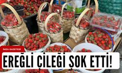 Ereğli çileği şok etti! Fiyatı gören bakmakla yetindi