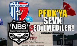 Ankaraspor ve Nazilli Belediyespor için PFDK'ya beklenen sevk gerçekleşmedi!