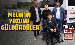 Bolu Engelliler Derneği, on üç yaşındaki Melih'in yüzünü güldürdü!