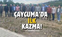 Çaycuma Sera OSB'de ilk kazma vuruldu!