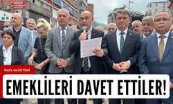 Emeklileri mitinge davet ettiler!