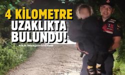 Jandarma 4 kilometre uzaklıkta uyurken buldu!