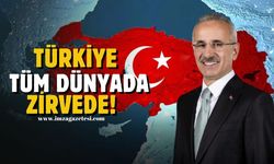 Ulaştırma ve Altyapı Bakanı Abdulkadir Uraloğlu açıkladı! Türkiye tüm dünyada zirvede!