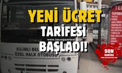 Kilimli Belediyesi yeni otobüs tarifesi belli oldu! Ücretsiz binişlerde değişiklik var mı?