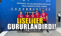 Liseliler gururlandırdılar!