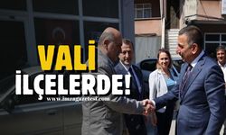 Vali Osman Hacıbektaşoğlu, ilçelerde incelemelerde bulundu...