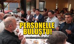 Özcan Ulupınar belediye personelleri ile buluştu