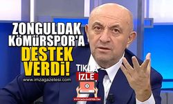 Sinan Engin, Zonguldak Kömürspor’a destek verdi!