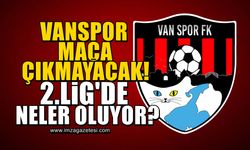 Vanspor da maça çıkmama kararı aldı! TFF 2.Lig Beyaz Grup'ta neler oluyor?