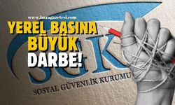 Büyük darbe! Yerel basın zorda