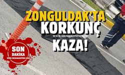 Zonguldak'ta korkunç kaza!