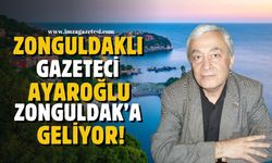 Zonguldaklı Gazeteci Ali Ayaroğlu, Zonguldak'a geliyor!