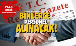 Resmi Gazete'de yayımlandı... 57.073 personel alımı yapılacak!