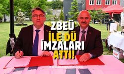 ZBEÜ ve Düzce Üniversitesi arasında imzalar atıldı!