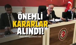 Zonguldak İl Genel Meclisi'nden Önemli Kararlar!