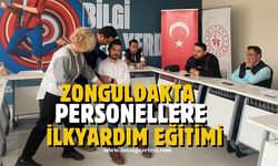 Zonguldak'ta personellere ilkyardım eğitimi verildi