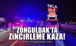 Zonguldak'ın Kdz.Ereğli ilçesinde zincirleme kaza!