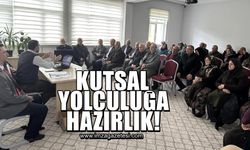 Zonguldak'ta hacı adayları, kutsal yolculuğa hazırlık yaptı!