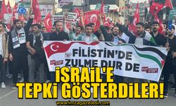 Zonguldak'ta İsrail'e tepki gösterdiler!