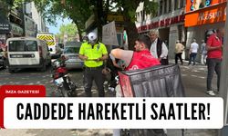 Gazipaşa Caddesinde hareketli saatler!