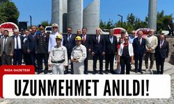 Uzunmehmet anıtında tören!